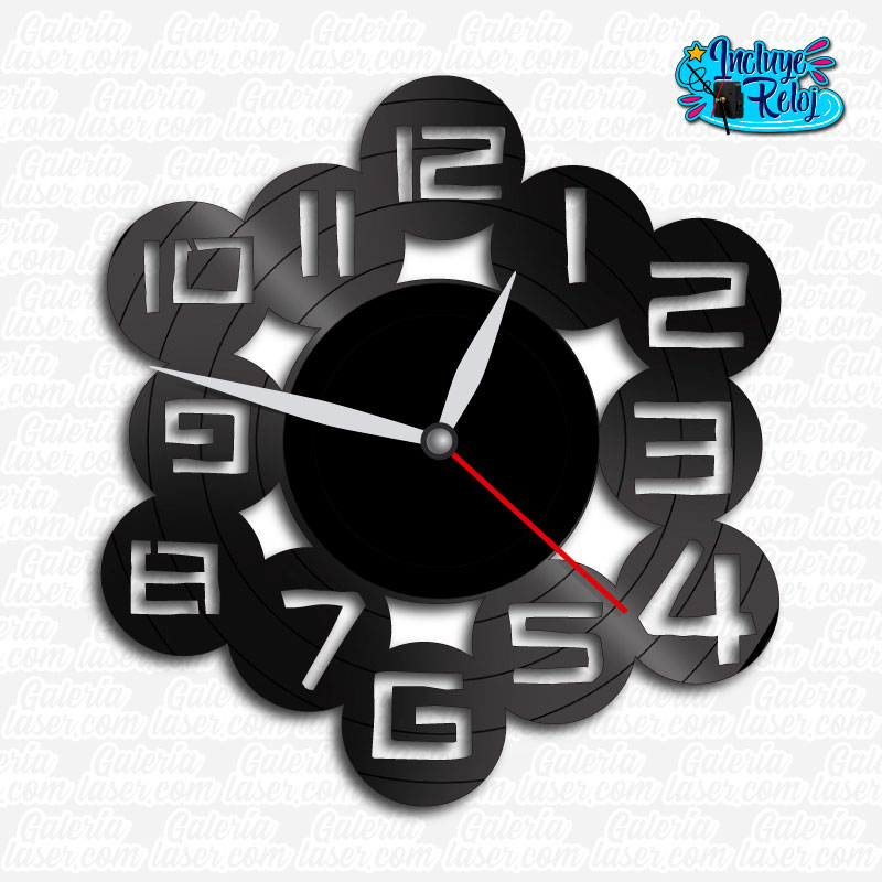 Reloj Vinilo Boom