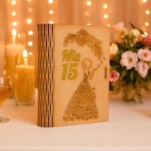 Caja Libro Mis 15 Años princesa 5