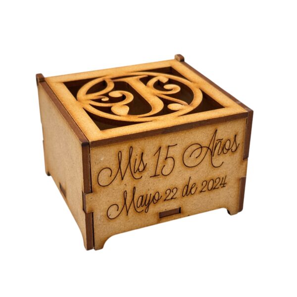 Caja 15 Años Letra Inicial - Imagen 3