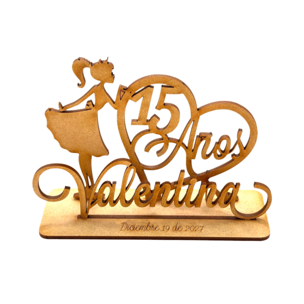 Recordatorio 15 Años Princesa y Corazón 1 - Imagen 3