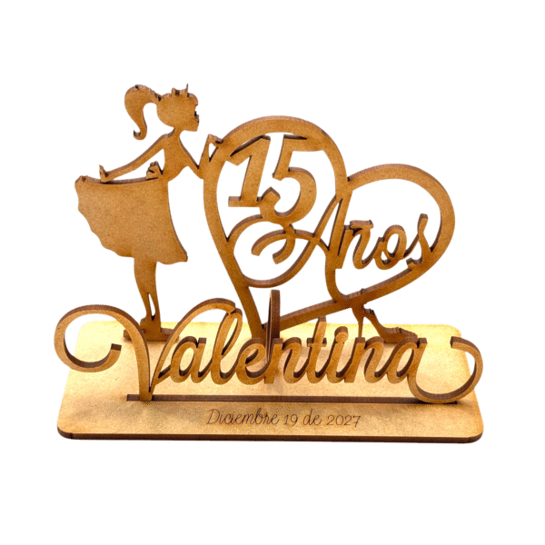 Recordatorio 15 Años Princesa y Corazón 1 - Imagen 2