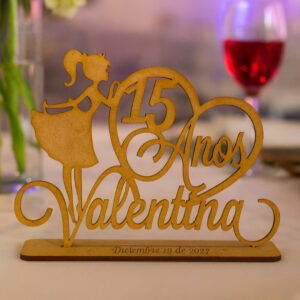 Recordatorio 15 Años Princesa y Corazón 1