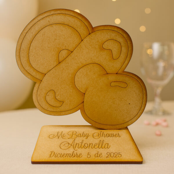 Recordatorio Baby Shower Chupete