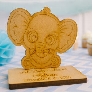 Recordatorio Baby Shower Elefante 1