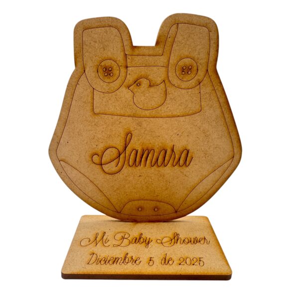 Recordatorio Baby Shower Mameluco - Imagen 2