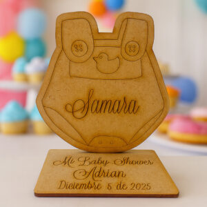 Recordatorio Baby Shower Mameluco