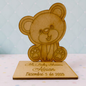 Recordatorio Baby Shower Oso