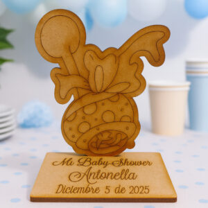 Recordatorio Baby Shower Sonajero