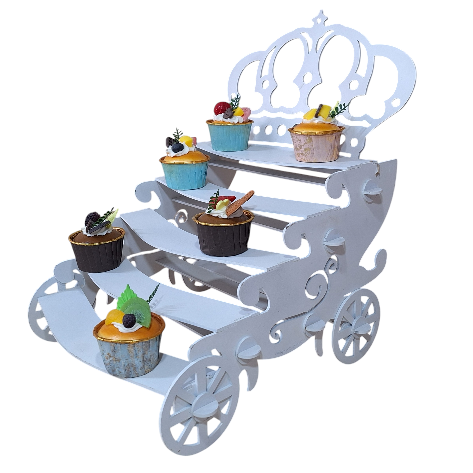 Porta Cup Cake Carruaje - Imagen 3