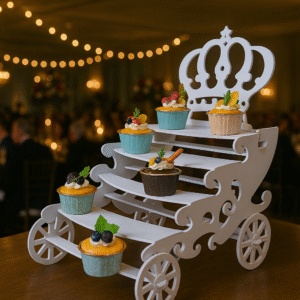 Porta Cup Cake Carruaje