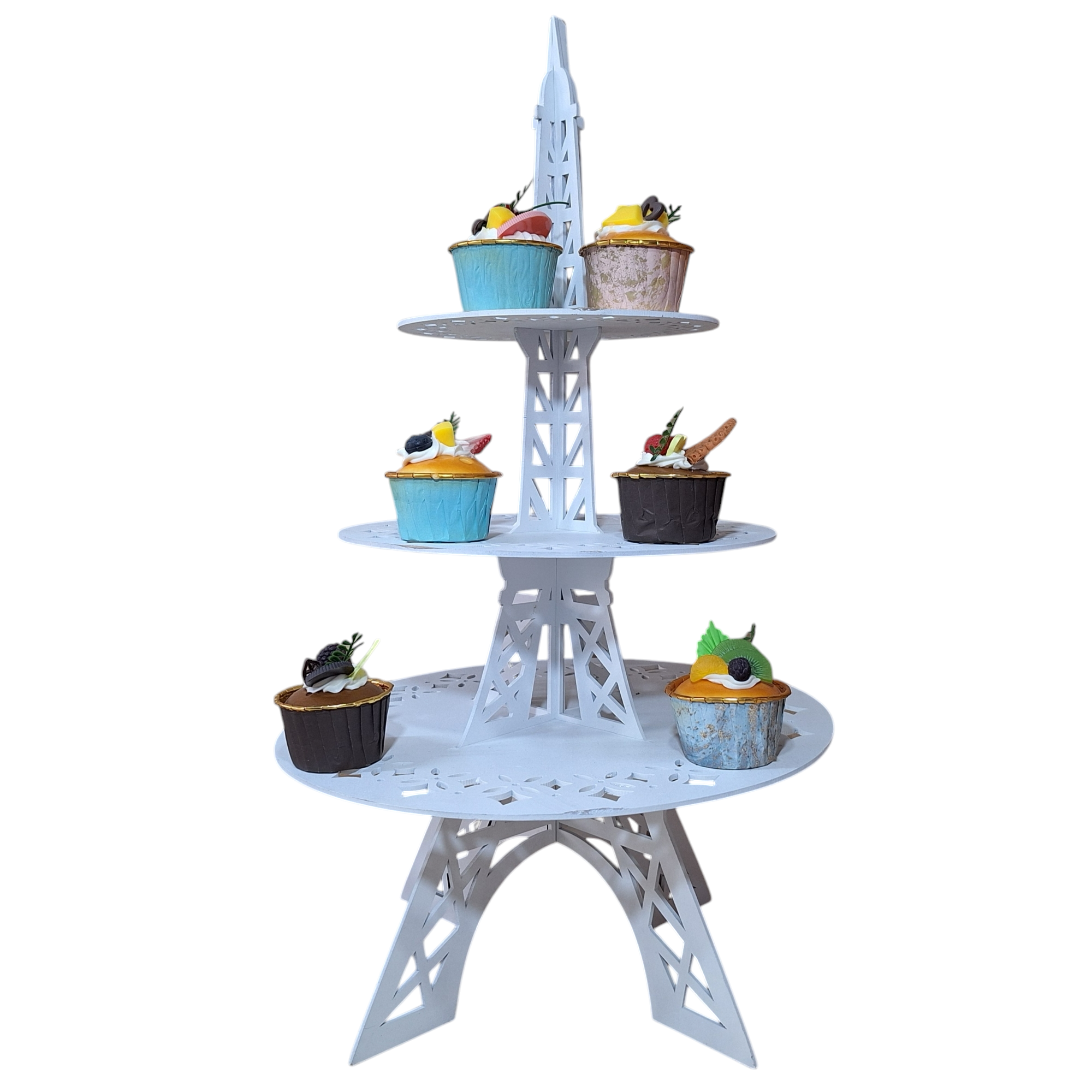 Porta Cup Cake Torre Eiffel - Imagen 3