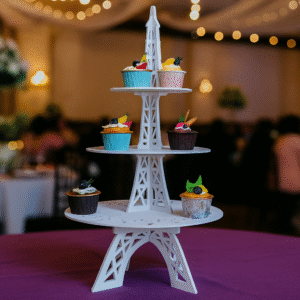 Porta Cup Cake Torre Eiffel