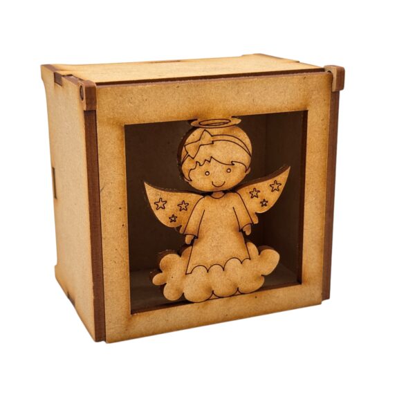 Caja Bautizo Ángel Niña 1 - Imagen 2