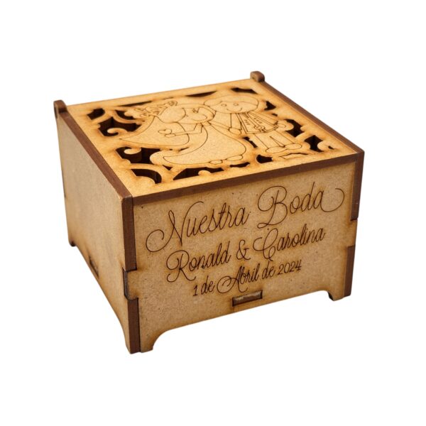 Caja Boda Cogidos De La Mano 2 - Imagen 3