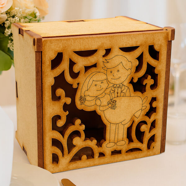 Caja Boda Novio Alza A Novia