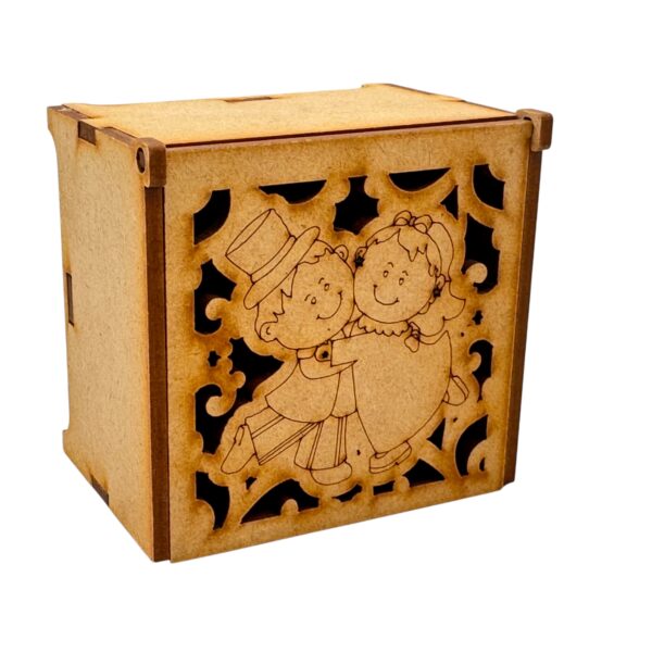 Caja Boda Novios Bailando - Imagen 2