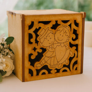 Caja Boda Novios Bailando