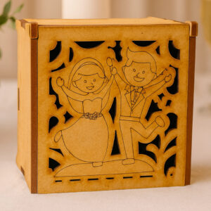 Caja Boda Novios Felices
