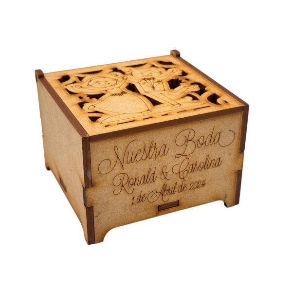 Caja Boda Novios Felices - Imagen 3