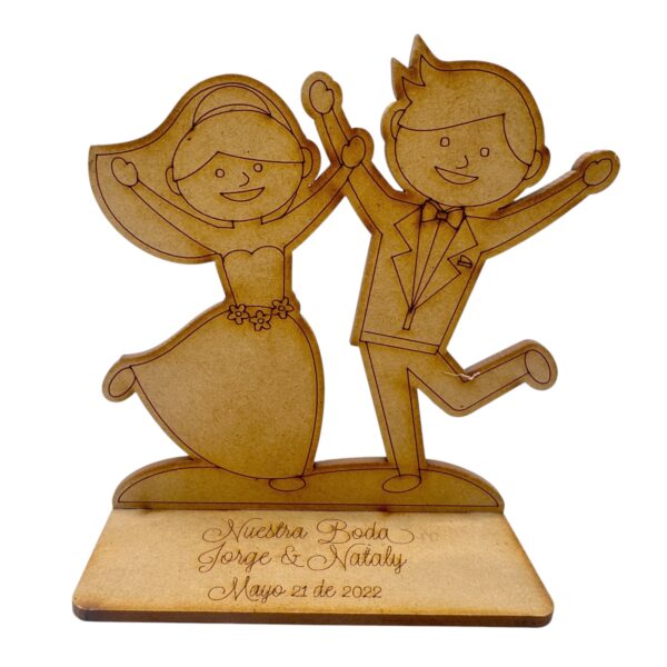 Recordatorio Boda Novios Felices - Imagen 2