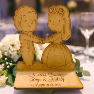 Recordatorio Boda Novios Mirandose