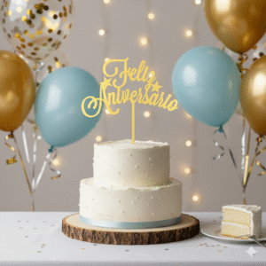 Topper Feliz Aniversario