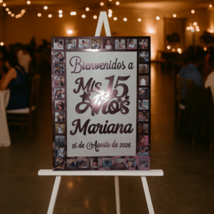 Retablo Bienvenidos Mis 15 Carrusel de Fotos