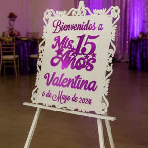 Retablo Bienvenidos Mis 15 Personalizado